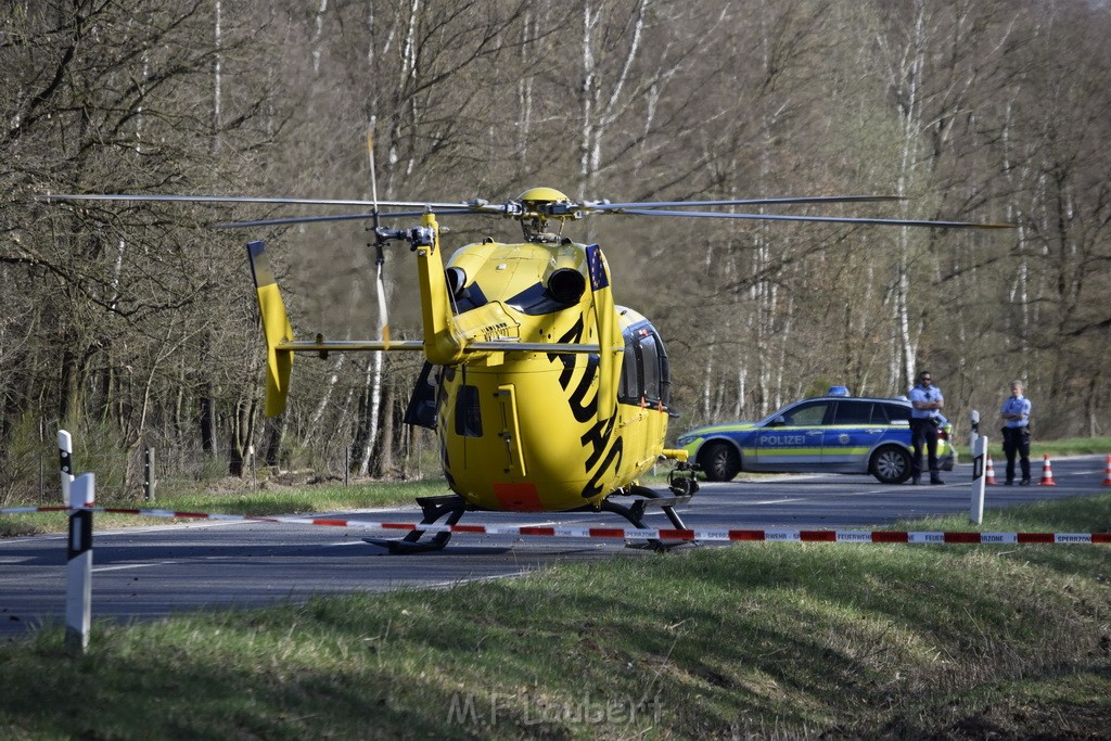 Schwerer VU Krad Fahrrad Koeln Porz Alte Koelnerstr P109.JPG - Miklos Laubert